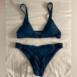 Blue swimwear set